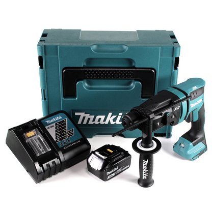 Makita DHR 182 RF1J Akku Bohrhammer 18V 1,7J SDS plus Brushless + 1x Akku 3,0Ah + Ladegerät + Makpac - Toolbrothers