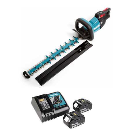 Makita DUH 502 RM Akku Heckenschere 18V 50cm + 2x Akku 4,0Ah + Ladegerät - Toolbrothers