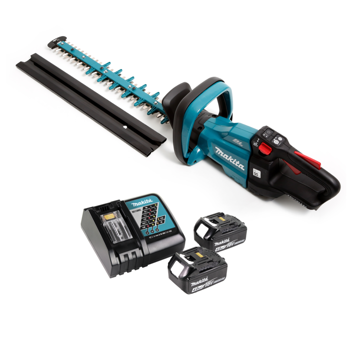 Makita DUH 502 RM Akku Heckenschere 18V 50cm + 2x Akku 4,0Ah + Ladegerät - Toolbrothers