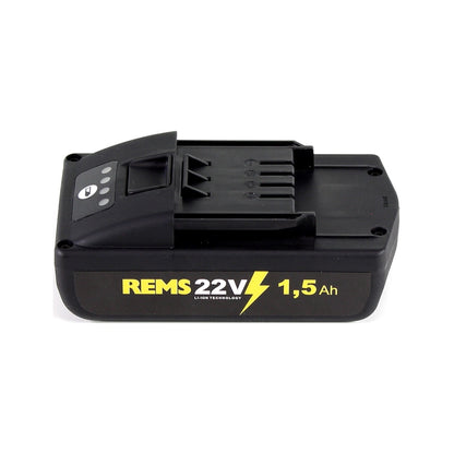 REMS Akku Set Power Pack 21,6V (22V max) mit 1x Akku 1,5Ah ( 571570 R22 ) + Ladegerät 90W ( 571585 ) - Toolbrothers