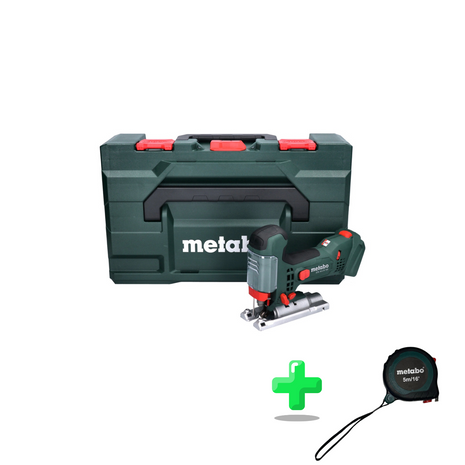 Metabo STA 18 LTX 100 Akku Stichsäge 18 V + metaBOX ( 601002840 ) + Metabo Maßband 5 Meter