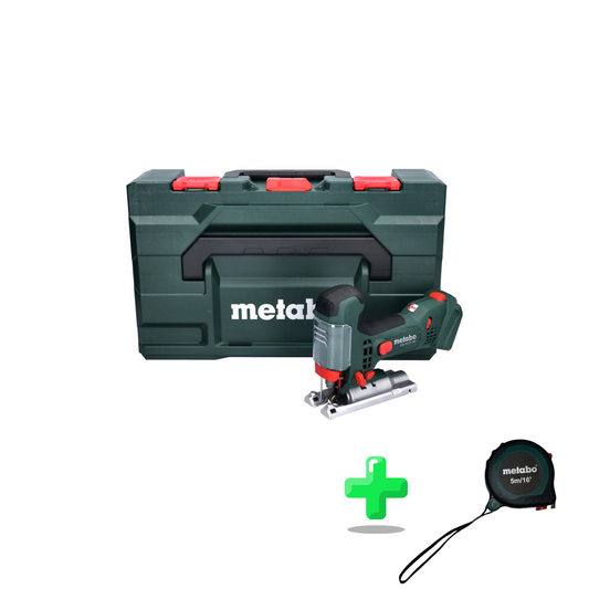 Scie sauteuse sans fil Metabo STA 18 LTX 100 18 V + metaBOX (601002840) + mètre ruban Metabo 5 mètres