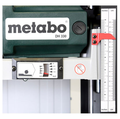 Metabo DH 330 Dickenhobel 1800W (0200033000) HSS Wendelhobelmesser - Toolbrothers