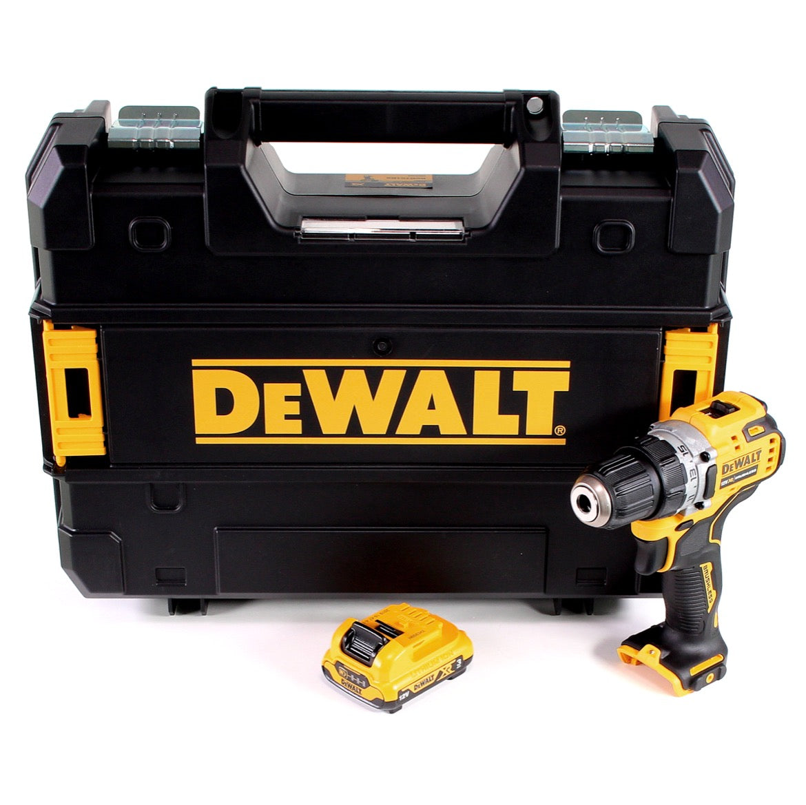 DeWalt DCD 701 NT Akku Bohrschrauber 12V 57,5Nm Brushless + 1x Akku 3,0Ah + TSTAK - ohne Ladegerät - Toolbrothers