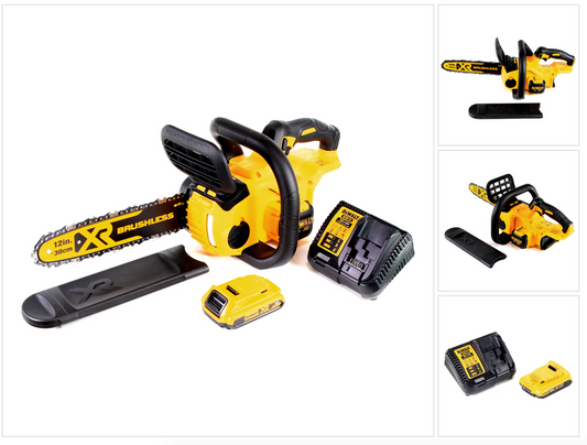 DeWalt DCM 565 D1 Akku Kettensäge 18V + 1x Akku 2,0 Ah + Ladegerät - Toolbrothers