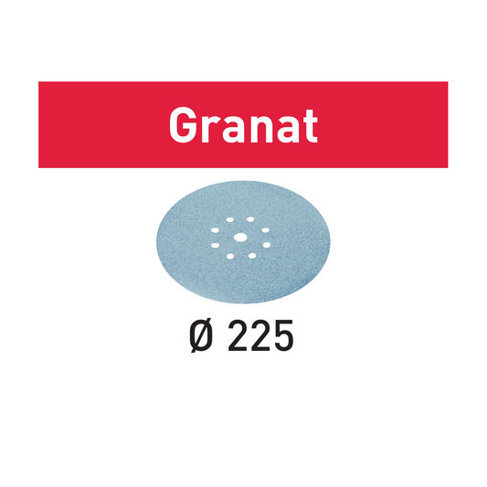 Festool STF D225/8 Granat Schleifscheiben 225 mm für PLANEX P100 GR / 25 Stück ( 499637 ) - Toolbrothers