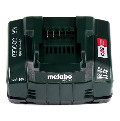 Metabo Akku Basis Set 18V mit 1x Akku LiHD 5,5Ah ( 625368000 ) + Ladegerät ASC 145 ( 627378000 ) - Toolbrothers