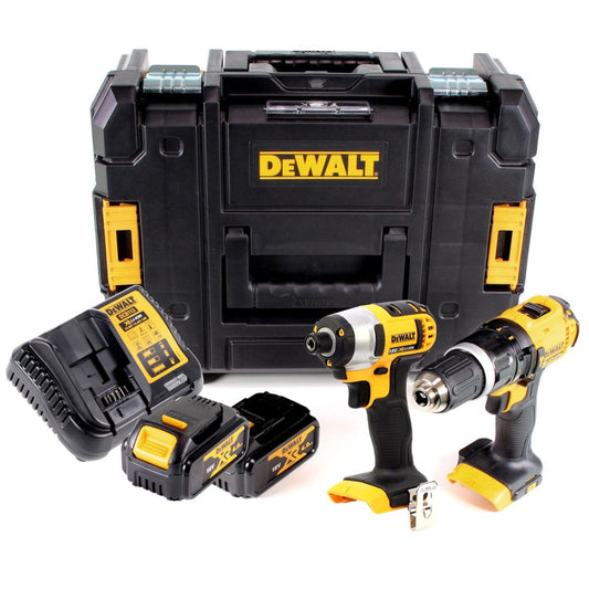 DeWalt DCF 285 M2T ( 5035048715031 ) mit 18V DCF 885 Schlagschrauber + DCD 785 Schlagbohrschrauber  + 2x Akku 4,0Ah + Ladegerät + TSTAK - Toolbrothers