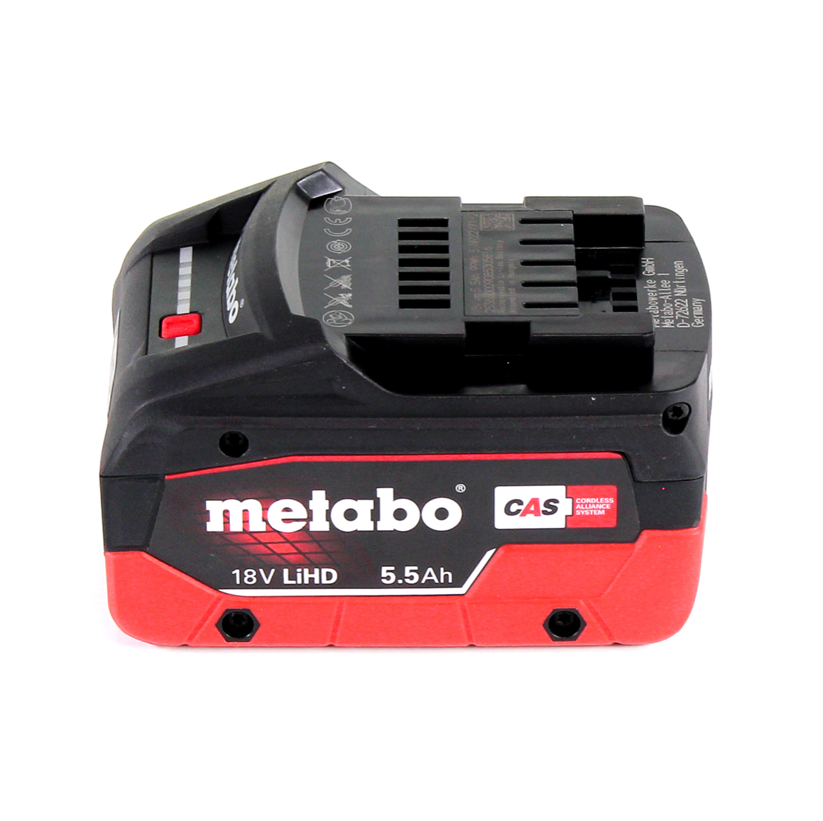 Metabo W 18 LTX 125 Quick Akku Winkelschleifer 18V 125mm ( 602174840 ) + MetaLoc + 1x Akku 5,5 Ah - ohne Ladegerät - Toolbrothers