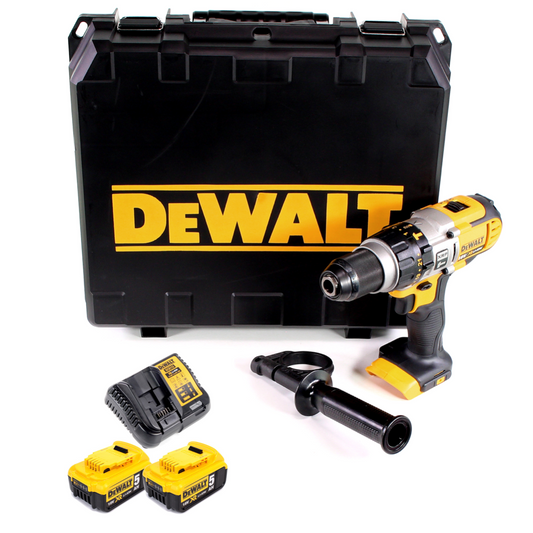 DeWalt DCD 985 P2 Akku Schlagbohrschrauber 18V 80Nm + Koffer + 2x Akku 5,0 Ah + Ladegerät - Toolbrothers