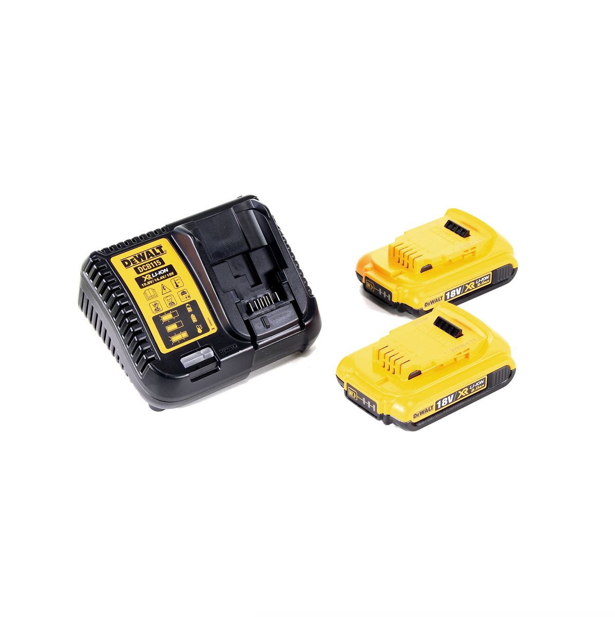 DeWalt DCS 334 D2 Akku Pendelhub Stichsäge 18V Brushless + 2x Akku 2,0Ah + Ladegerät + TSTAK - Toolbrothers