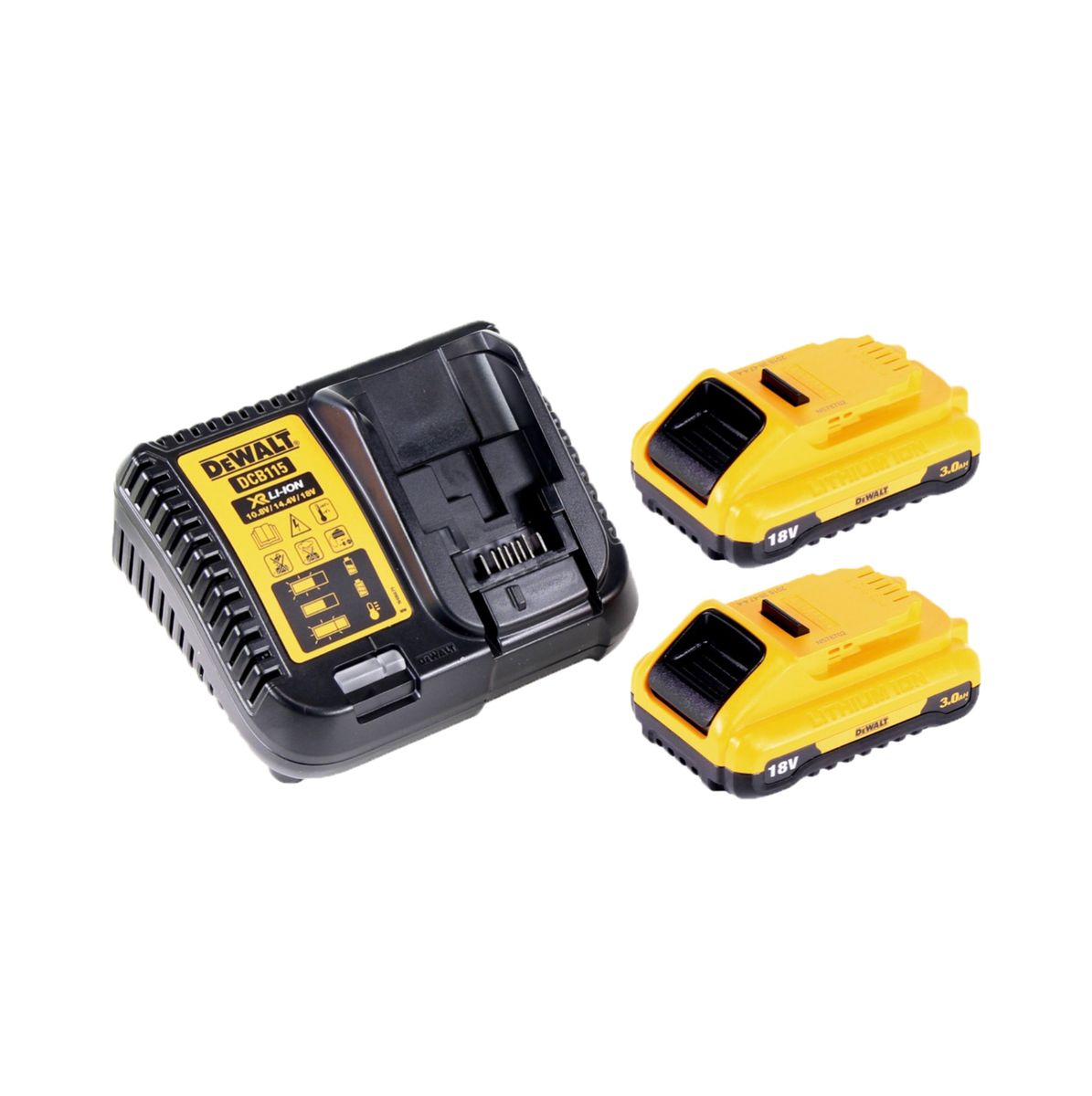 DeWalt DCS 334 L2 Akku Pendelhub Stichsäge 18V Brushless + 2x Akku 3,0Ah + Ladegerät + TSTAK - Toolbrothers