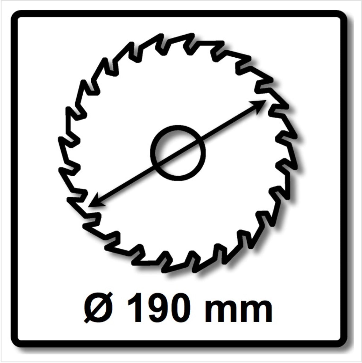 WellCut Kreissägeblatt WC-C1903048 TCT 190 x 2,4 x 30 mm 48 Zähne - Toolbrothers