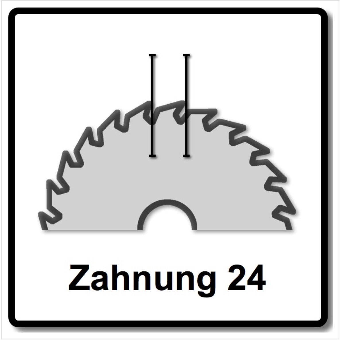 WellCut Kreissägeblatt WC-M2163024 TCT 216 x 2,4 x 30 mm 24 Zähne - Toolbrothers