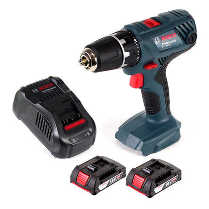 Bosch GSR 18V-21 Akku Bohrschrauber 18V 55Nm + 2x Akku 2,0Ah + Ladegerät - Toolbrothers