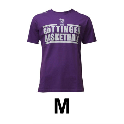 Basketball T-Shirt Göttingen BG Veilchen Größe M Lila 100% Baumwolle K1X - Toolbrothers