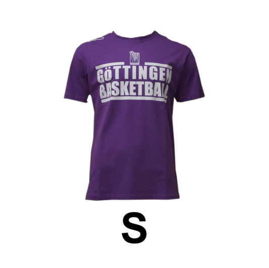 Basketball T-Shirt Göttingen BG Veilchen Größe S Lila 100% Baumwolle K1X - Toolbrothers
