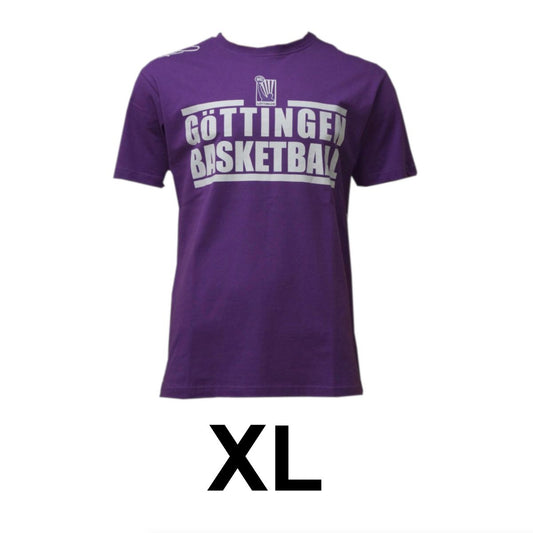 Basketball T-Shirt Göttingen BG Veilchen Größe XL Lila 100% Baumwolle K1X - Toolbrothers