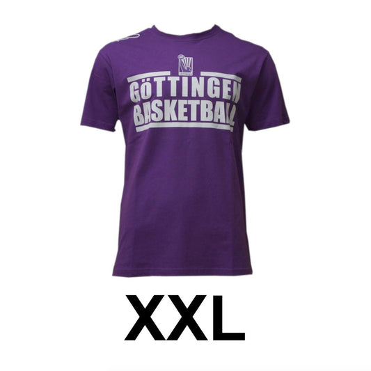 Basketball T-Shirt Göttingen BG Veilchen Größe XXL Lila 100% Baumwolle K1X - Toolbrothers