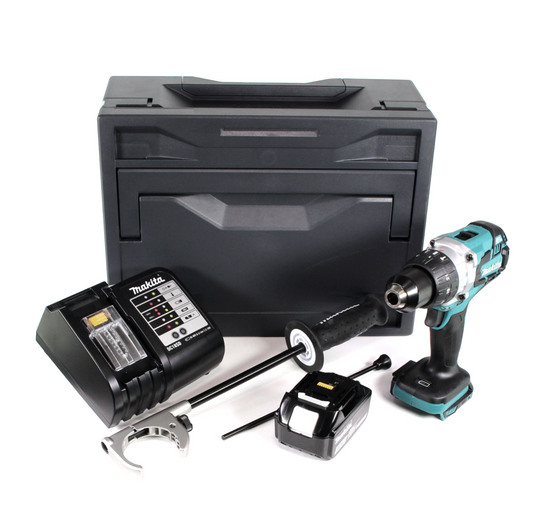 Makita DHP 481 SFX Akku Schlagbohrschrauber Brushless 18 V 115 Nm + 1x Akku 3,0Ah + Ladegerät + Makbox - Toolbrothers