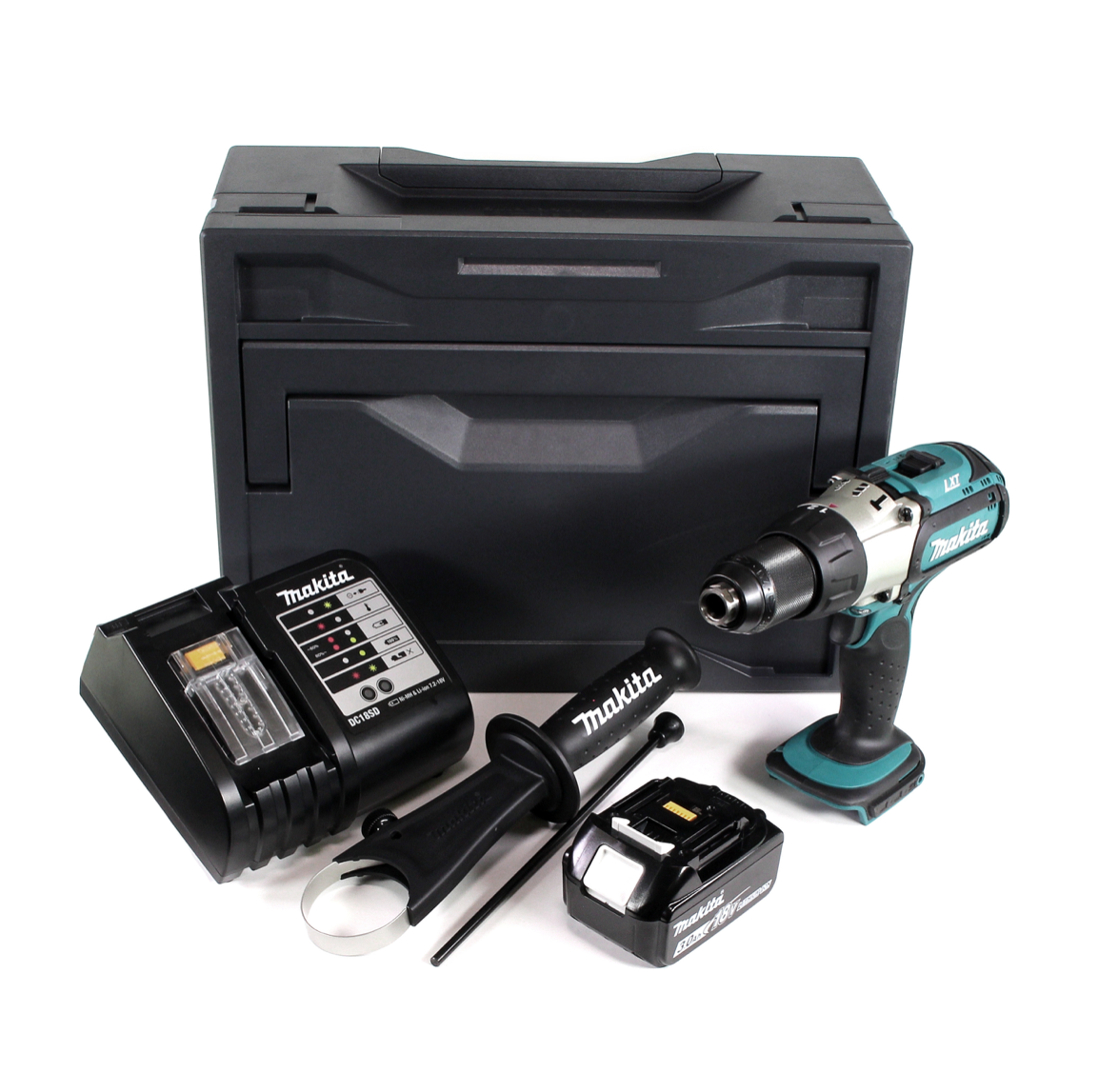 Makita DHP 451 SFX Akku Schlagbohrschrauber 18 V + 1x Akku 3,0Ah + Ladegerät + Makbox - Toolbrothers