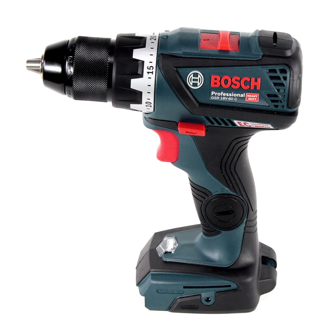 Bosch GSR 18V-60 C Akku Bohrschrauber 18V 60Nm Brushless + 1x Akku 2,0Ah + Ladegerät + L-Boxx - Toolbrothers