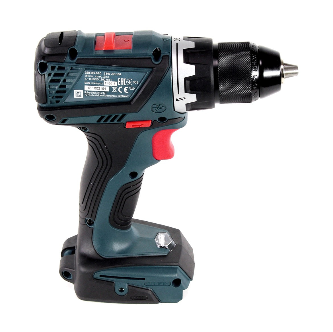 Bosch GSR 18V-60 C Akku Bohrschrauber 18V 60Nm Brushless + 1x Akku 2,0Ah + Ladegerät + L-Boxx - Toolbrothers