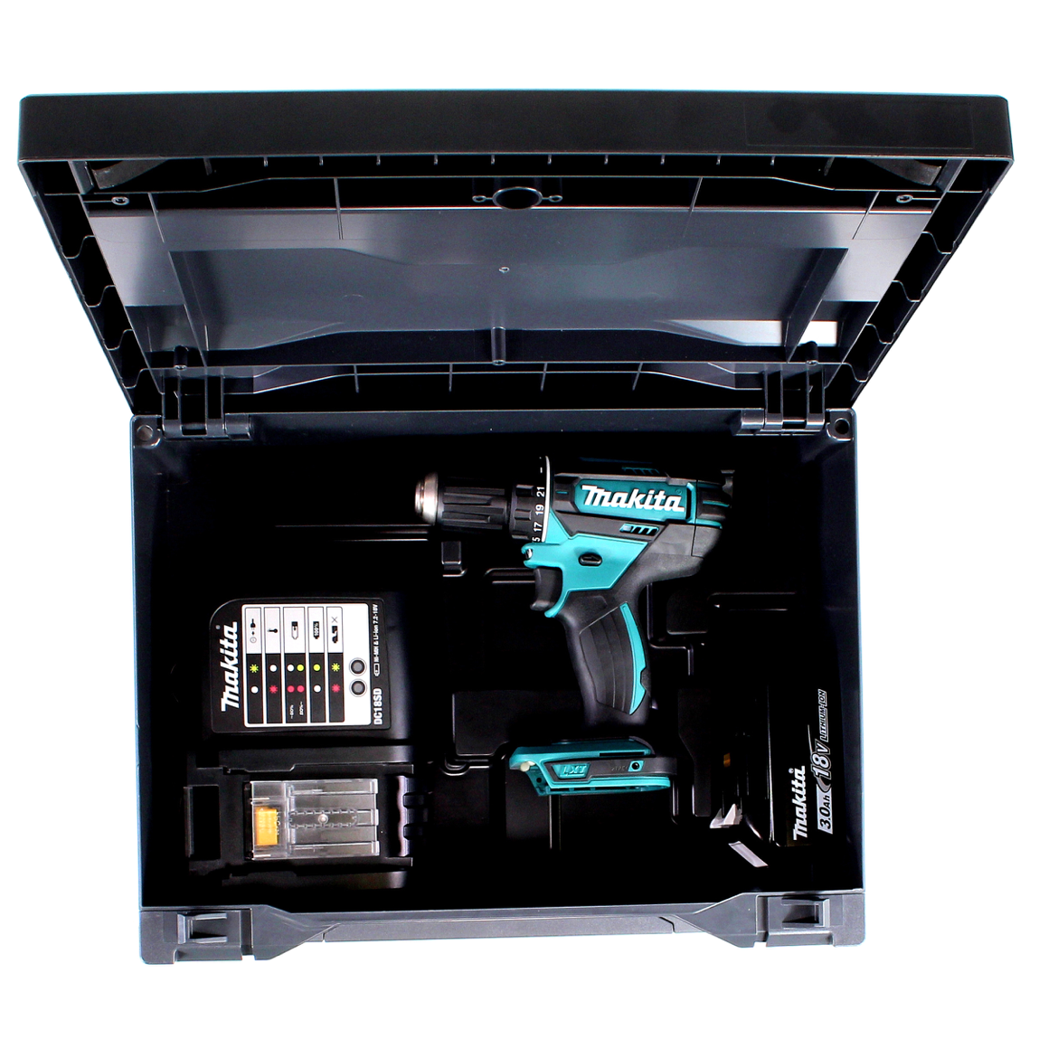 Makita DDF 482 SFX Akku Bohrschrauber 18 V 62Nm + 1x Akku 3,0 Ah + Ladegerät + Makbox - Toolbrothers