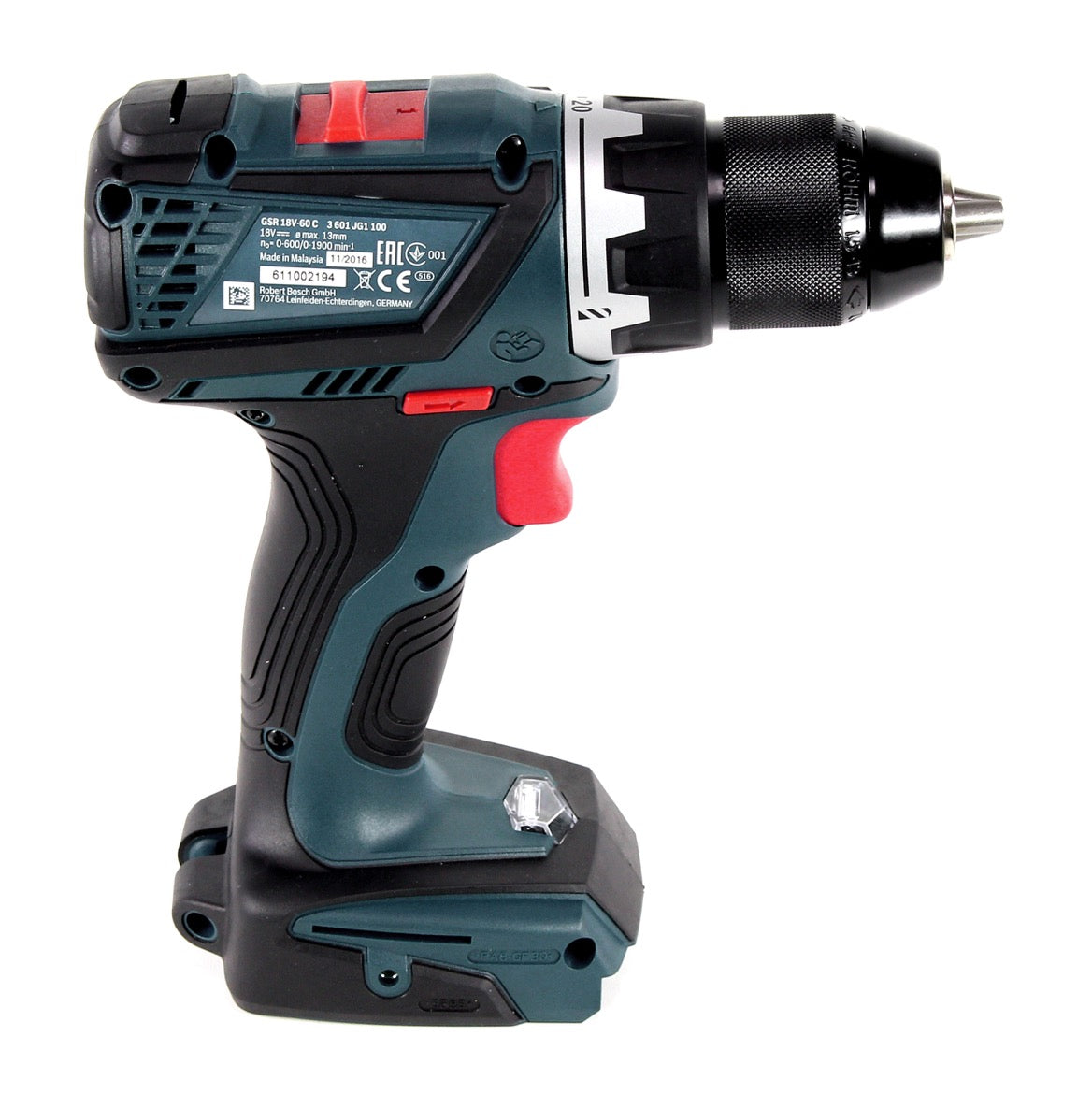 Bosch GSR 18V-60 C Akku Bohrschrauber 18V 60Nm Brushless + 1x Akku 2,0Ah - ohne Ladegerät - Toolbrothers