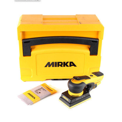 Mirka DEOS 353 CV Schwingschleifer 250W Brushless + Schleifstreifen Grip 81x133mm 50 Stk. + systainer - Toolbrothers