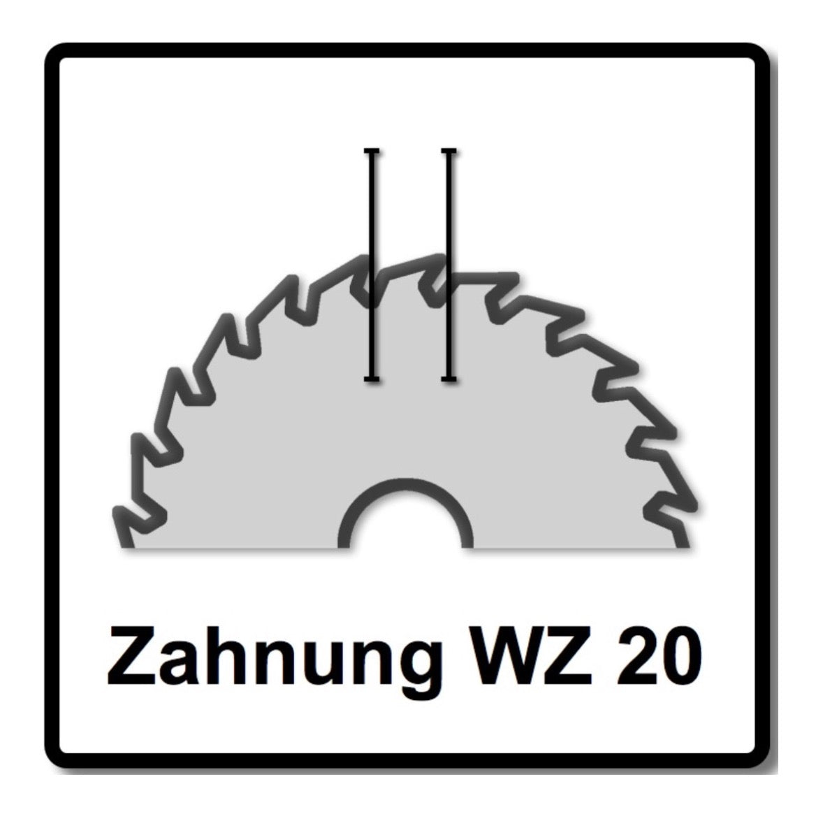 Bosch Kreissägeblatt Standard for Wood 85 x 1,1 x 15 mm 20 Zähne (2x 2608837666 ) - Toolbrothers