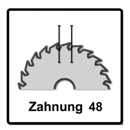 Bosch Kreissägeblatt Standard for Wood 160 x 1,5 x 20 / 15,875 mm 48 Zähne (2x 2608837678 ) - Toolbrothers