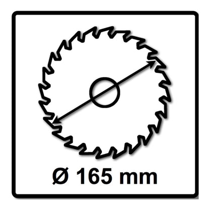 Bosch Kreissägeblatt Standard for Wood 165 x 1,5 x 15,875 mm 48 Zähne (2x 2608837683 ) - Toolbrothers