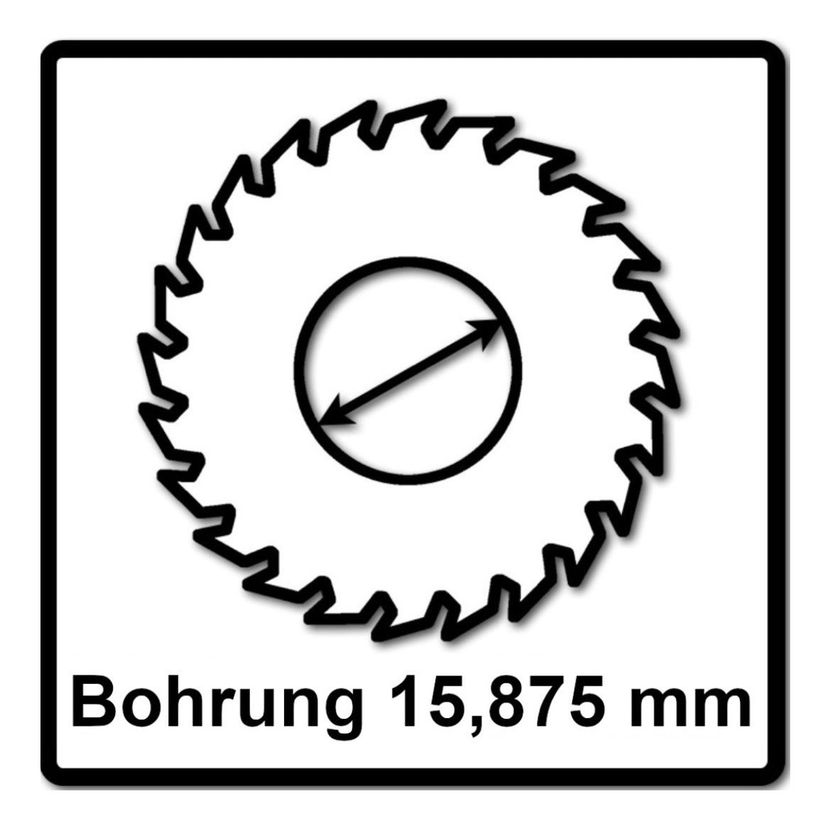 Bosch Kreissägeblatt Standard for Wood 165 x 1,5 x 15,875 mm 48 Zähne (2x 2608837683 ) - Toolbrothers