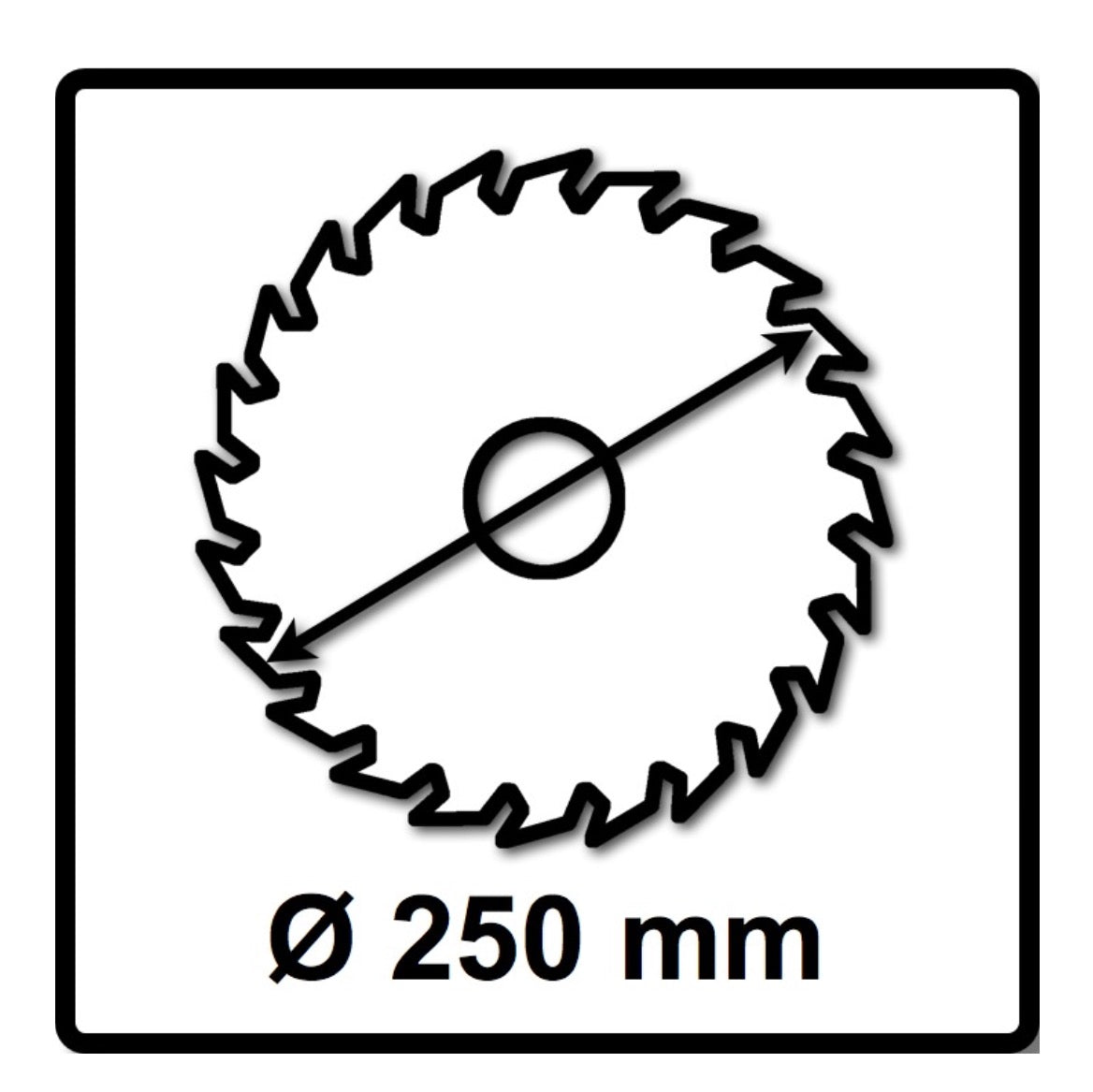 Bosch Kreissägeblatt Standard for Wood 250 x 2,2 x 30 mm 48 Zähne (2x 2608837728 ) - Toolbrothers