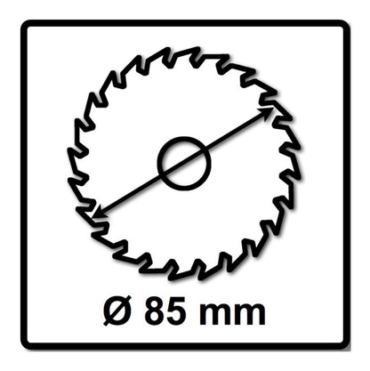 Bosch Kreissägeblatt Standard for Multimaterial 85 x 1,5 x 15 mm 30 Zähne (2x 2608837752 ) - Toolbrothers