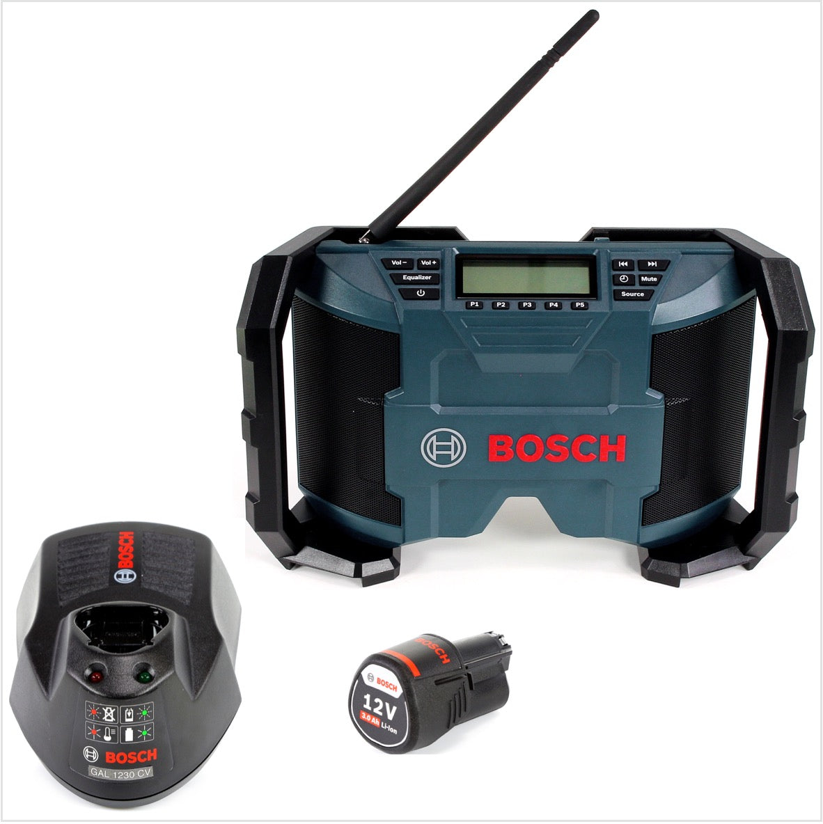 Bosch GML 10,8V Radio + 1x Akku 3,0Ah + Ladegerät - Toolbrothers