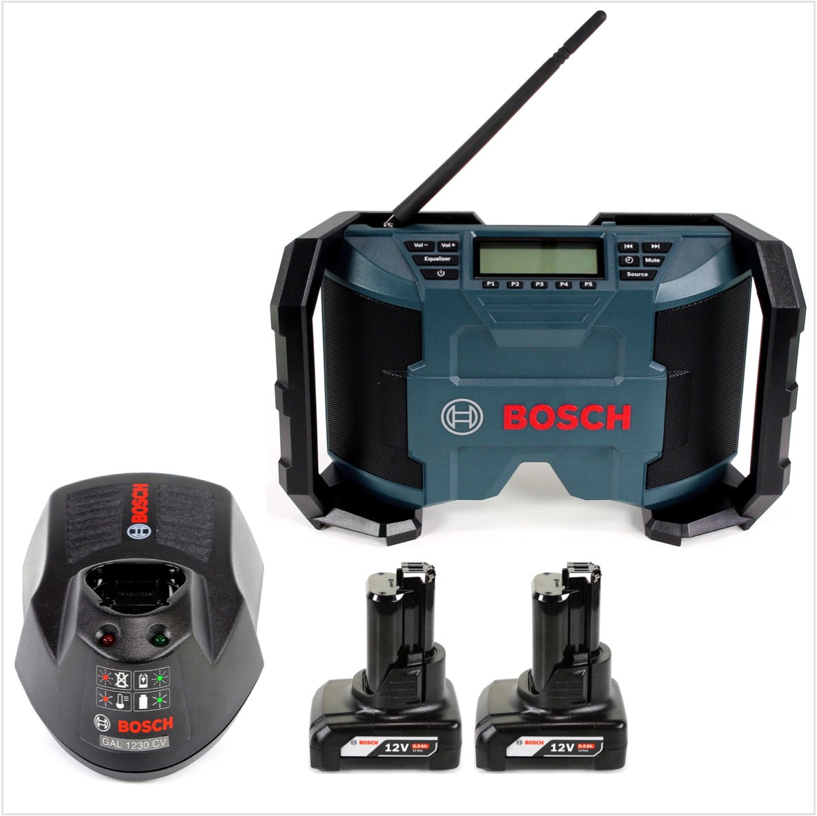 Bosch GML 10,8V Radio + 2x Akku 6,0Ah + Ladegerät - Toolbrothers