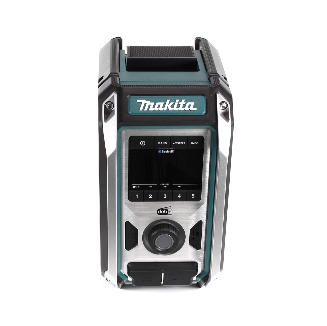 Makita DMR 115 RT Akku Baustellenradio 12V - 18V  Bluetooth DAB+ IP65- + 2x Akku 5,0 Ah + Ladegerät - Toolbrothers