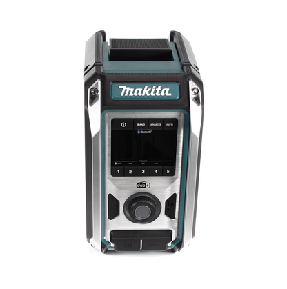 Makita DMR 115 RG1 Akku Baustellenradio 12V - 18V  Bluetooth DAB+ IP65- + 1x Akku 6,0 Ah + Ladegerät - Toolbrothers