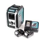 Makita DMR 115 RG Akku Baustellenradio 12V - 18V  Bluetooth DAB+ IP65- + 2x Akku 6,0 Ah + Ladegerät - Toolbrothers