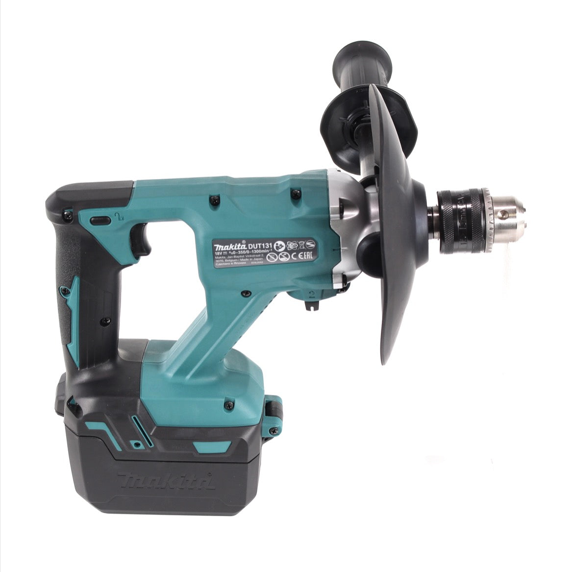 Makita DUT 131 M1 Akku Rührgerät 18 V Brushless + 1x Akku 4,0 Ah + Tasche - ohne Ladegerät - Toolbrothers