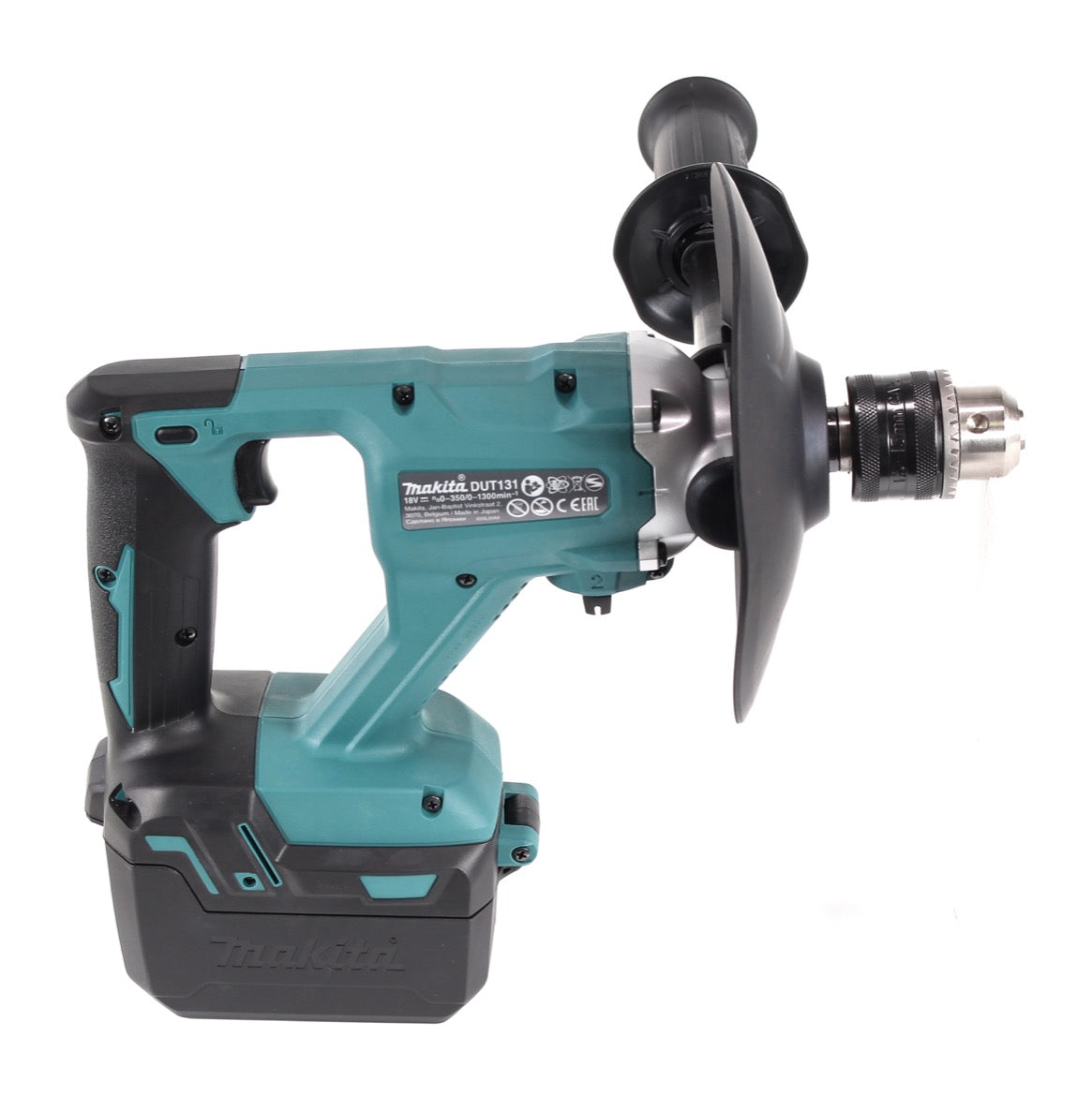 Makita DUT 131 RM1 Akku Rührgerät 18 V Brushless + 1x Akku 4,0 Ah + Ladegerät + Tasche - Toolbrothers