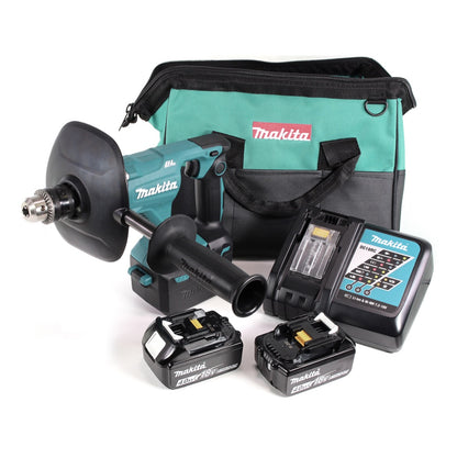 Makita DUT 131 RM Akku Rührgerät 18 V Brushless + 2x Akku 4,0 Ah + Ladegerät + Tasche - Toolbrothers