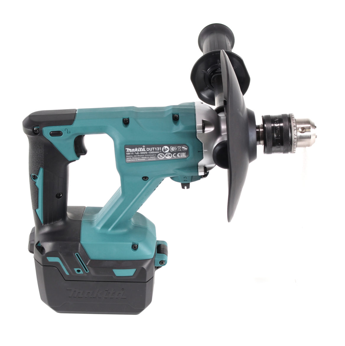 Makita DUT 131 G1 Akku Rührgerät 18 V Brushless + 1x Akku 6,0 Ah + Tasche - ohne Ladegerät - Toolbrothers