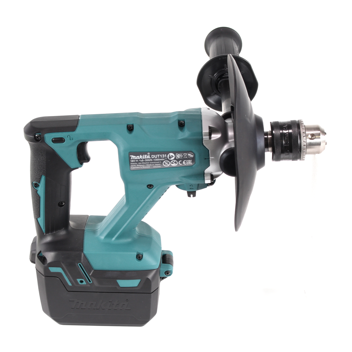 Makita DUT 131 RG1 Akku Rührgerät 18 V Brushless + 1x Akku 6,0 Ah + Ladegerät + Tasche - Toolbrothers