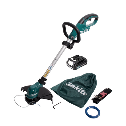 Makita UR 100 DA1 Akku Rasentrimmer 10,8V + 1x Akku 2,0Ah + 1x Fadenkopf und Zubehör - ohne Lader