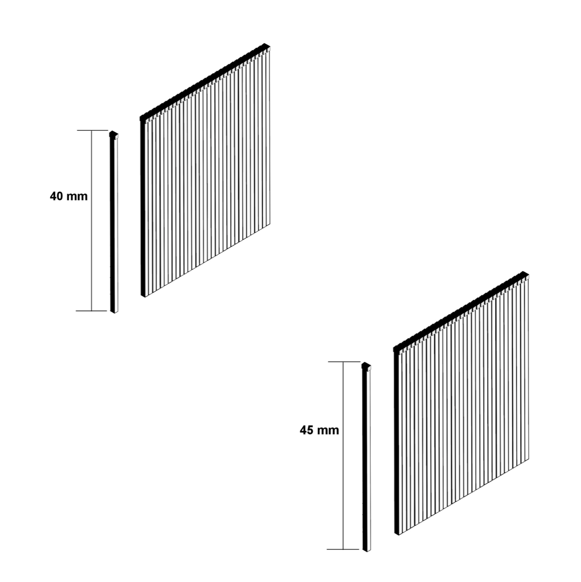 Makita AF 506 Druckluft Stauchkopfnagler 15-50mm 4,3-8,3bar + 10000x Stauchkopfnagel 40/45mm galvanisiert + Koffer - Toolbrothers