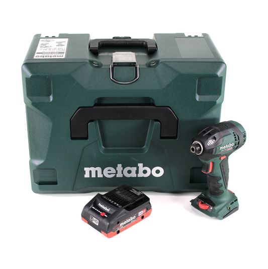 Metabo SSD 18 LTX 200 BL Akku Schlagschrauber 18V 200Nm 1/4" Brushless + 1x Akku 4,0Ah + MetaLoc  - ohne Ladegerät - Toolbrothers