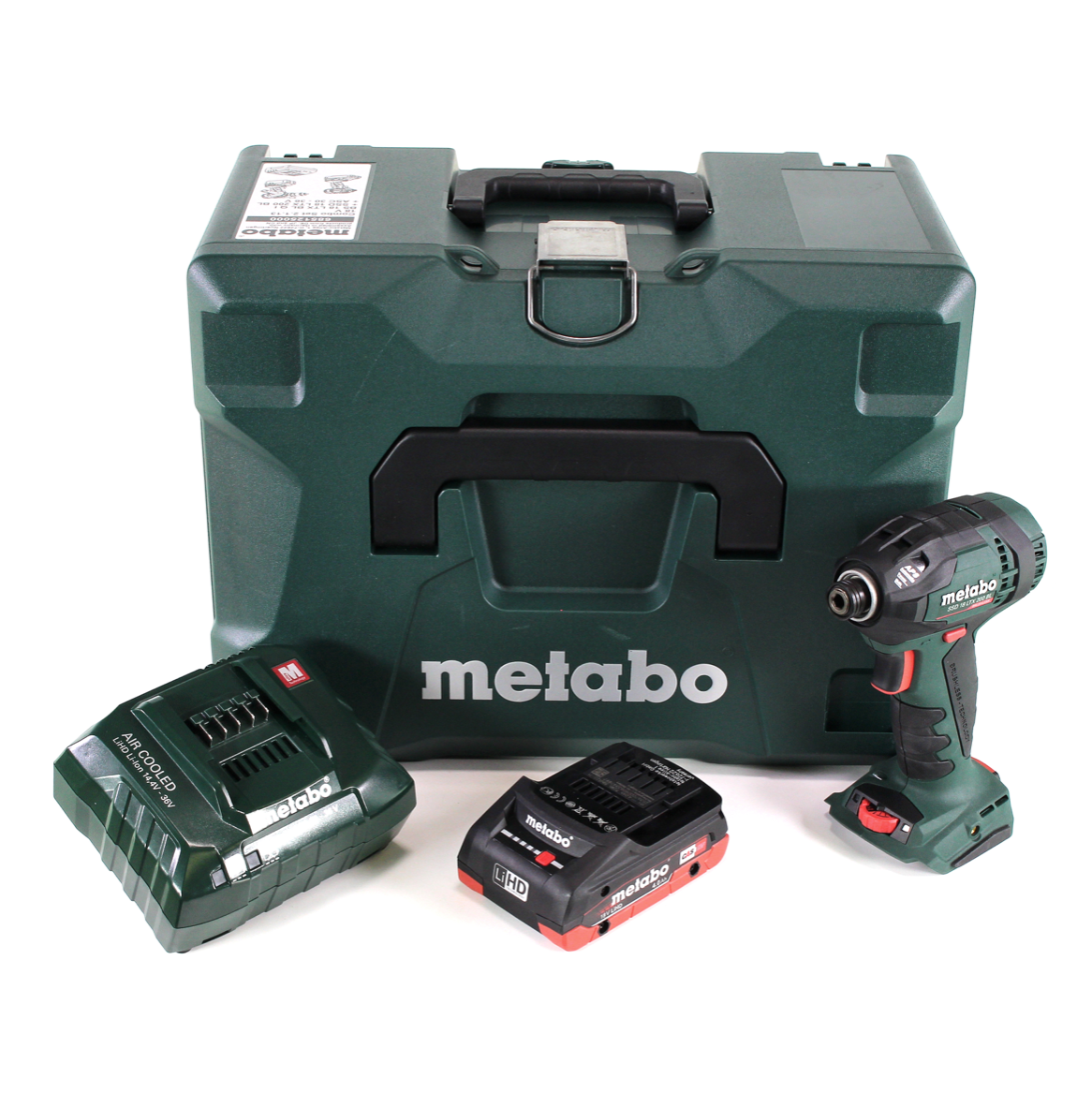 Metabo SSD 18 LTX 200 BL Akku Schlagschrauber 18V 200Nm 1/4" Brushless + 1x Akku 4,0Ah + Ladegerät + MetaLoc - Toolbrothers